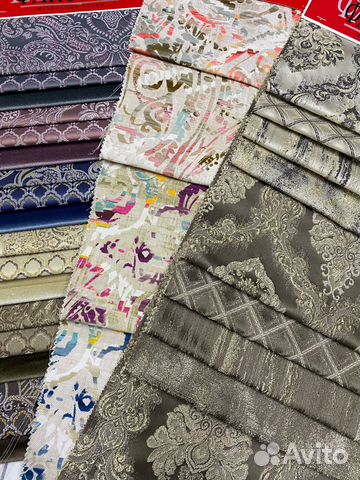 Жаккард Шенилл Букле Рогожка. Мебельные ткани