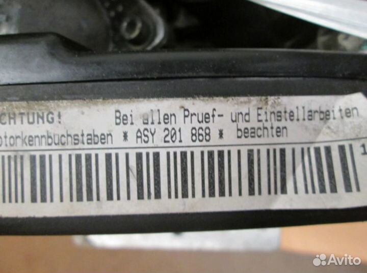 Двигатель контрактный и АКПП на volkswagen (ASY)