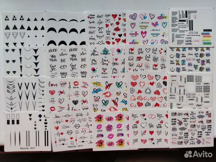 Наклейки для ногтей (слайдеры)