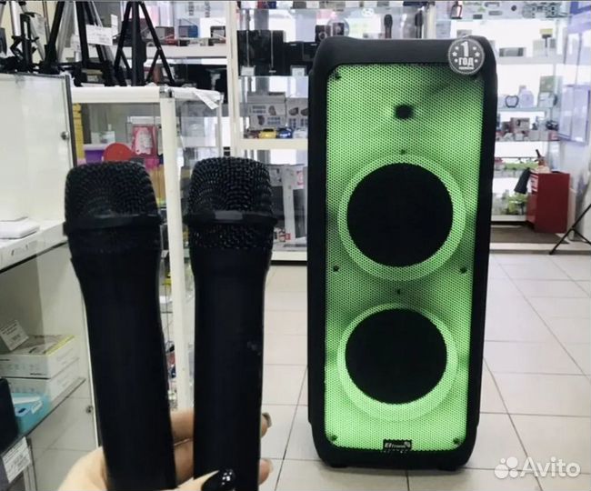 Колонка Eltronic 1500вт 105см 24кг Супер бас