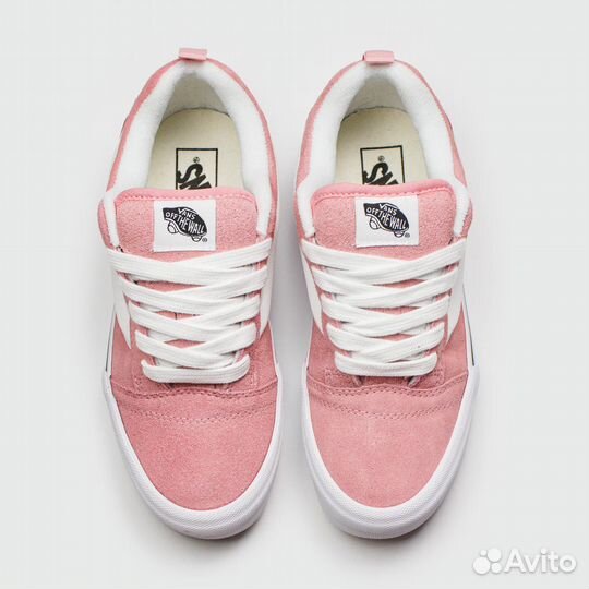 Кеды Vans Knu Skool Pink / White Wmns