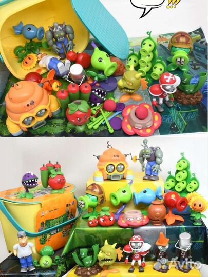 Большой набор игрушек Зомби против Растений босс