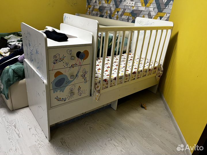 Детская кроватка трансформер