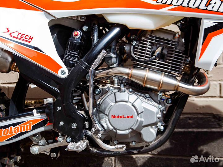 Мотоцикл эндуро Motoland SX250 оранжевый