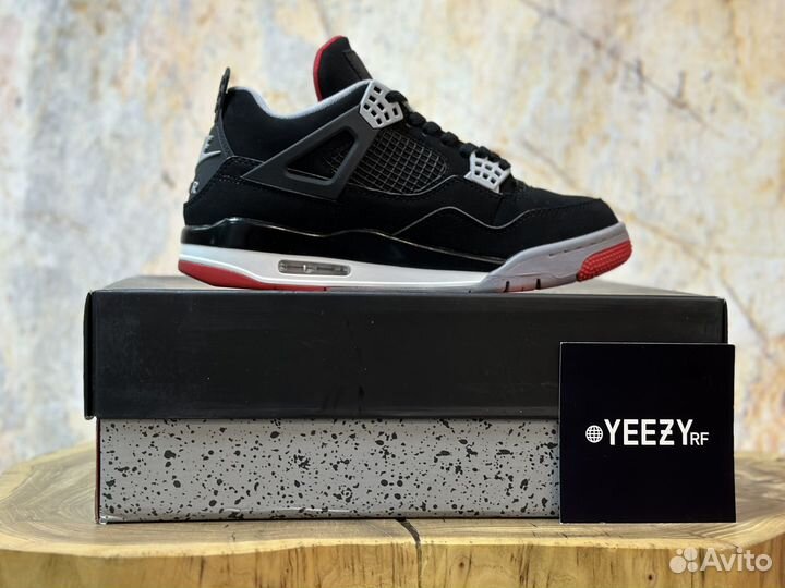 Кроссовки Nike Air Jordan 4 Retro OG Bred 2019