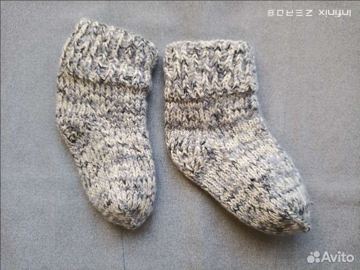 Детские носочки, пинетки шерстяные