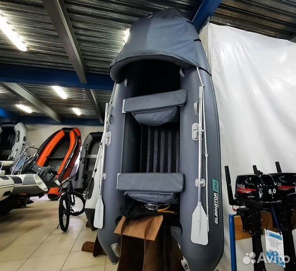 Лодка пвх Gladiator(Гладиатор) E350 PRO б/у