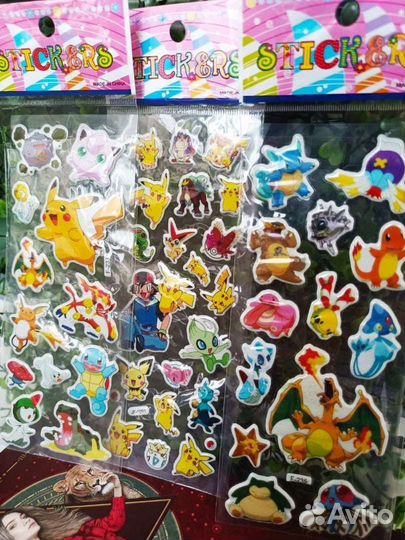 Наклейки Покемон новые
