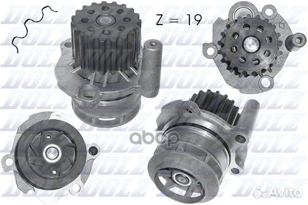 Помпа водяная audi A4 Avant a251 Dolz