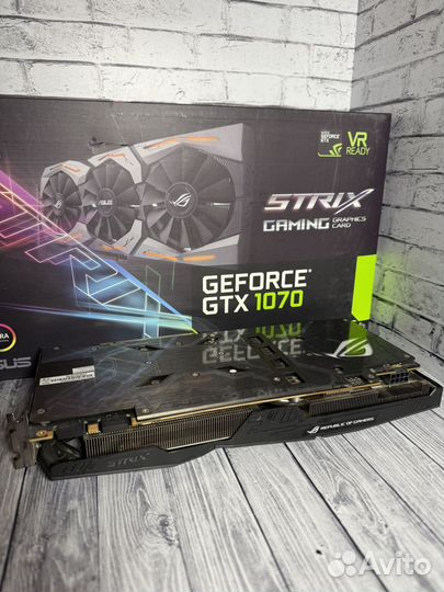 Видеокарта gtx 1070 8gb Asus rog strix