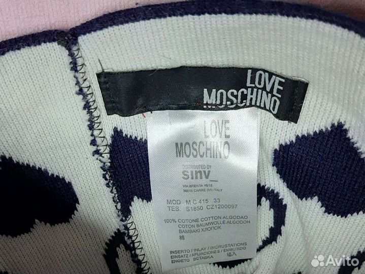 Шапка для девочки moschino бу