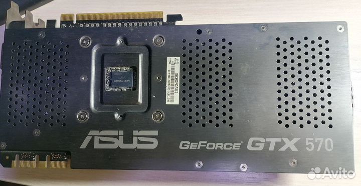 Видеокарта asus GeForce GTX 570 1280MB