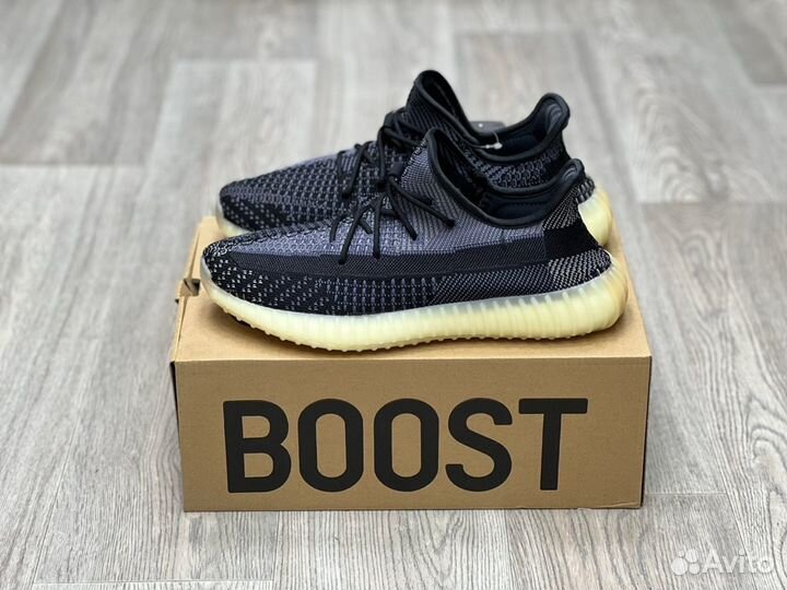 Кроссовки Adidas Yeezy Boost 350 v2 Carbon (36-45)