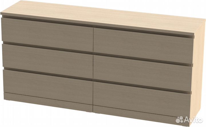 Комод Варма 6D 160х77х40см IKEA