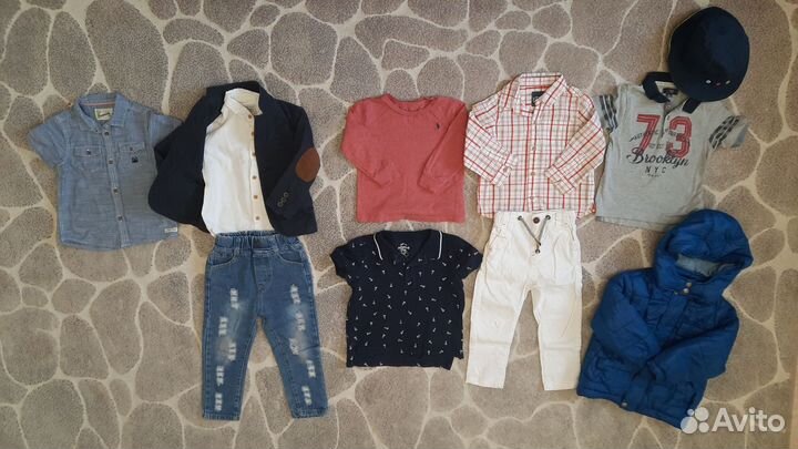 Детские вещи пакетом на мальчика 86-92