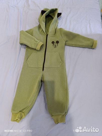 Комбинезон с начесом 86