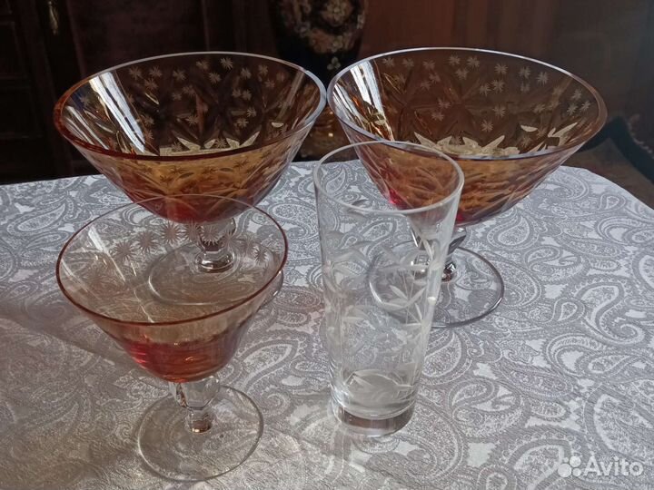 Хрустальная посуда Рогов СССР бу
