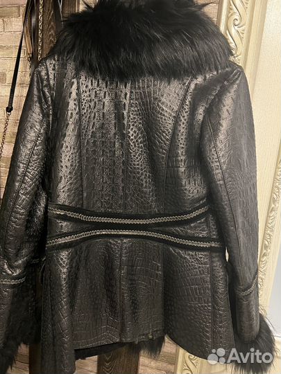 Дубленка натуральная женская 48 50