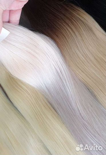 Холодный блонд волосы