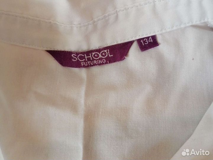 Рубашка белая для девочек