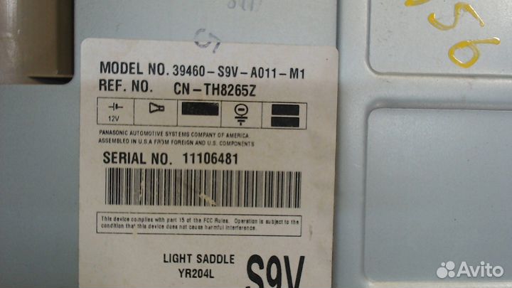 Дисплей мультимедиа Honda Pilot, 2004