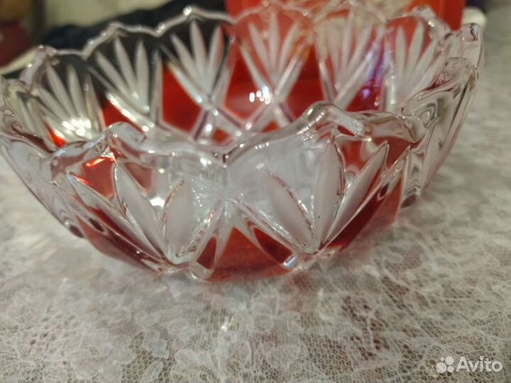 Салатник хрустальный
