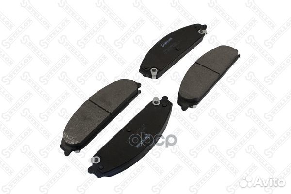 000 536B-SX колодки дисковые передние с антиск