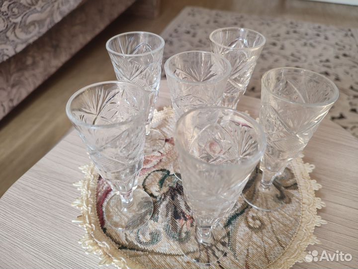 Рюмка хрустальная