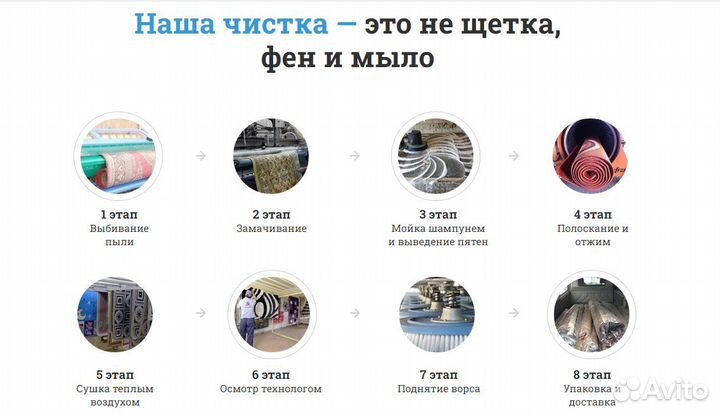 Стирка ковра