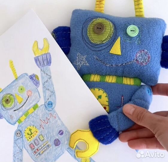 Игрушка по рисунку ребенка