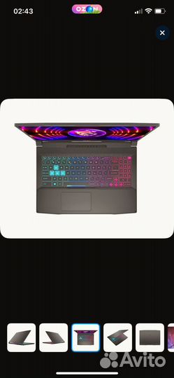 Игровой ноутбук msi katana