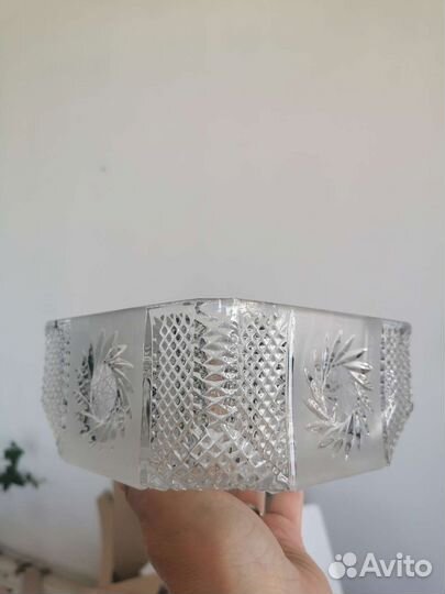 Салатник хрусталь СССР