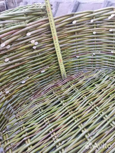 Корзина плетёная хозяйственная