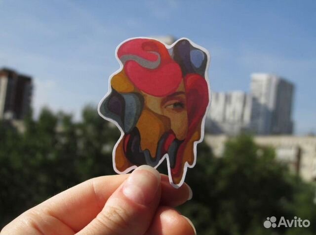 Набор наклеек стикеров 