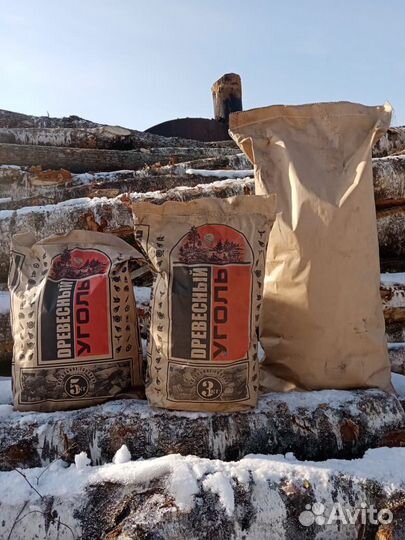 Уголь берёзовый от производителя 3 кг