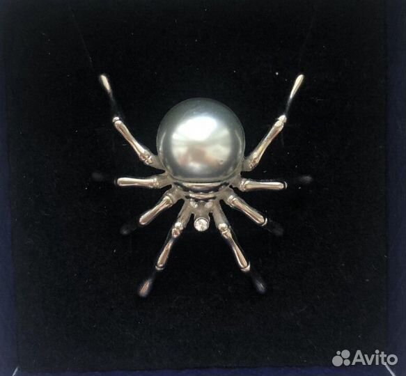 Дизайнерская,новая брошь «Паук»