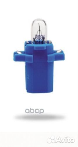 Лампа 12V Bax10s 2W narva Blue 1 шт. картон 17058