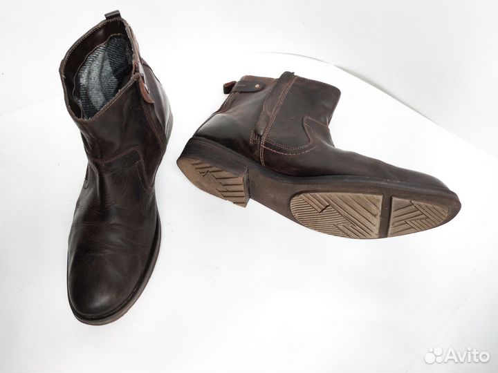 Мужские полусапоги ботинки коричневые Reserved 44