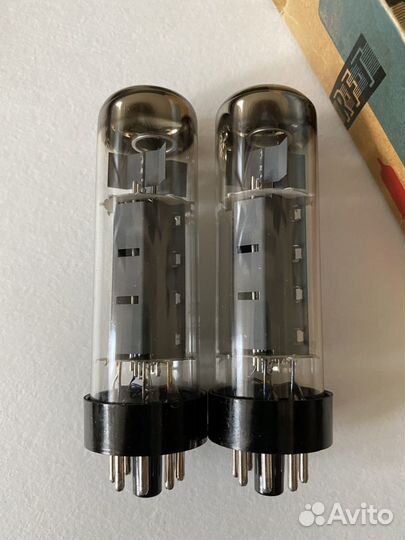 Лампа RFT EL34 низкий и высокий цоколь 60х годов