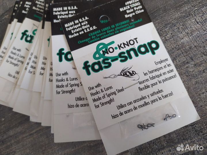 Нахлыстовые микрозастежки Kipper No-Knot S