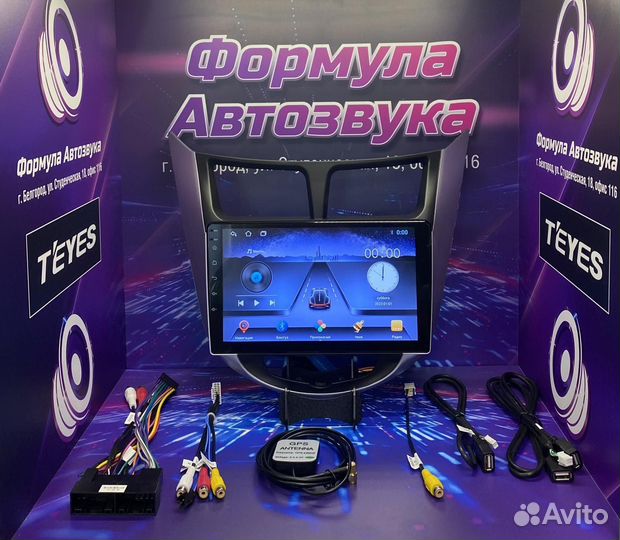 Штатная магнитола Hyundai Solaris 1 2010-2016 2gb