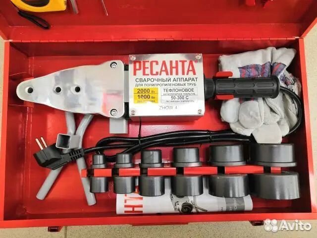 Паяльник для пластиковых труб Ресанта 2.0кВт