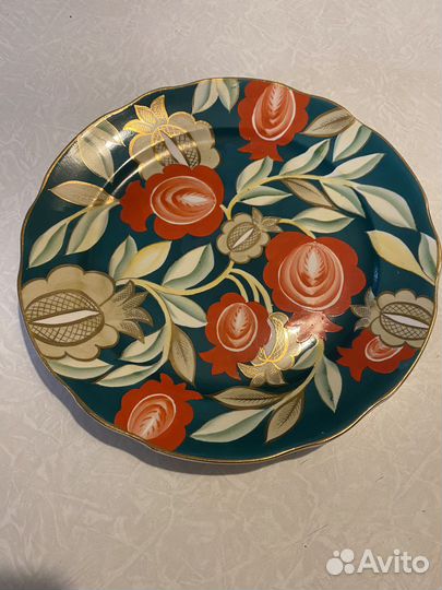 Редкая тарелка Дулево Леонов Песня 64-68 гг