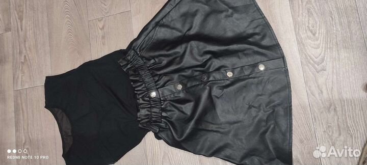 Кожаная юбка
