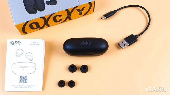 Наушники QCY (Xiaomi) T17 новые