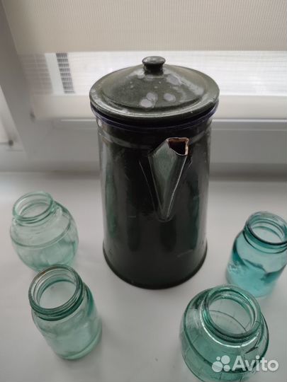 Эмалированная посуда бу СССР