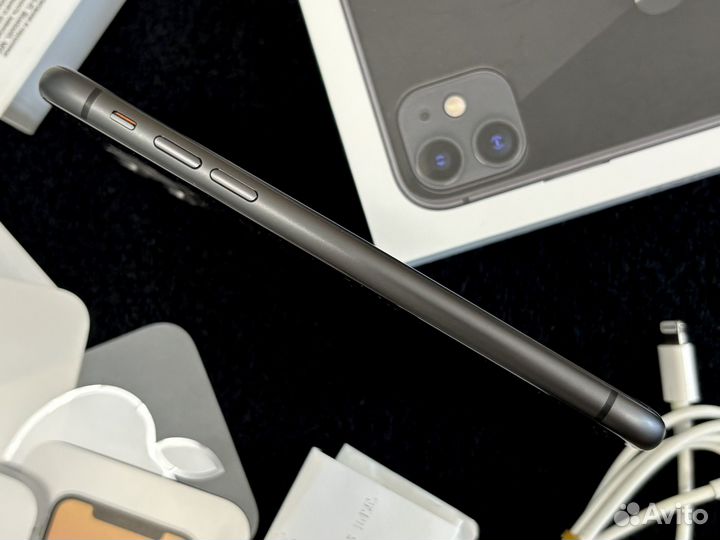 Эпл Айфон 11 Чёpный 128гб Sim/eSim