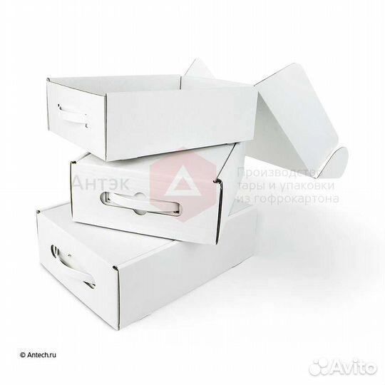 Коробка с ручкой 220*320*100 Т24B белый
