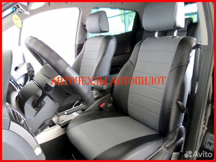Чехлы Автопилот Ssangyong Actyon из экокожи