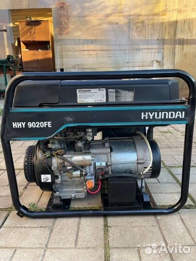 Бензогенератор hyundai HHY 9020FE(6.5 кВт)